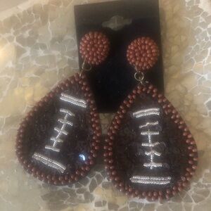 Football earrings